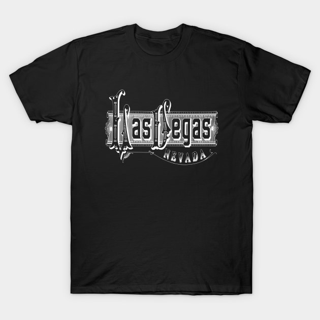 Vintage Las Vegas, NV T-Shirt by DonDota